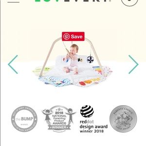 Lovevery baby gym, infant play mat